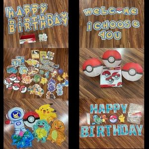 Pokémon birthday party decorations